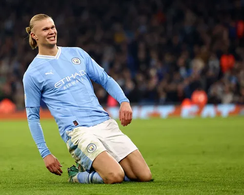 Craque do City, Haaland manda recado para Dell após gol no Ba-Vi - Imagem