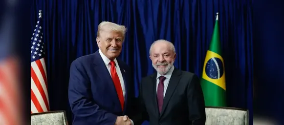 Lula e Trump traçam segurança de fronteira e debatem crise venezuelana - Imagem