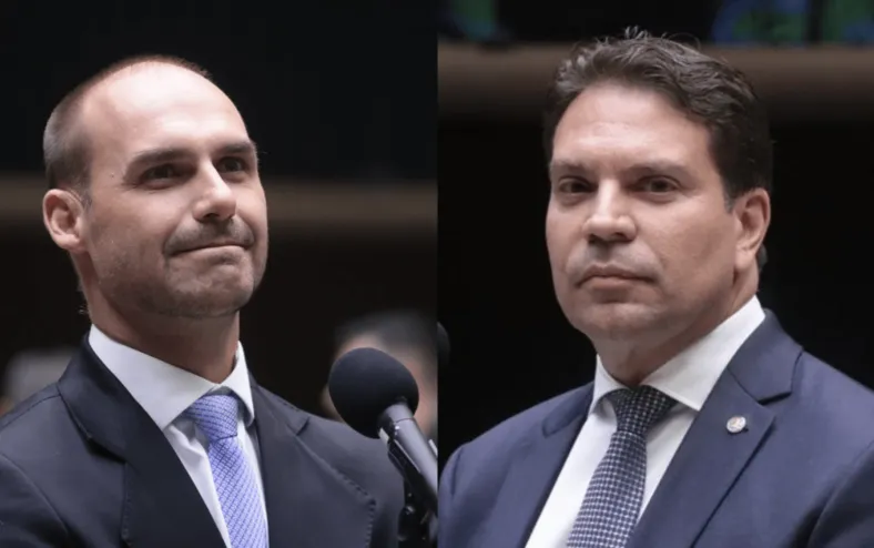Eduardo Bolsonaro e Alexandre Ramagem têm passaportes cancelados - Imagem