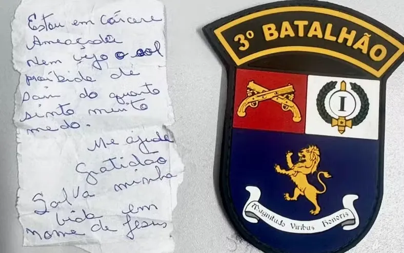 Mulher mantida em cárcere pelo filho é resgatada após carta de socorro - Imagem