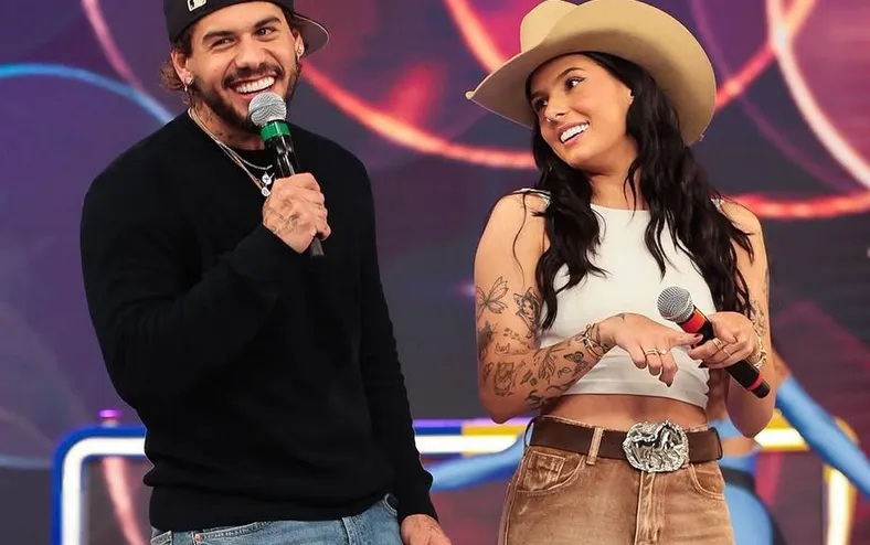 Zé Felipe e Ana Castela anunciam fim do namoro nas redes sociais - Imagem