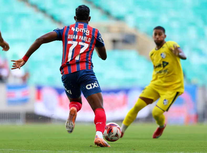 Com show de Ruan Pablo, Bahia vence o Jequié na estreia do Baianão - Imagem