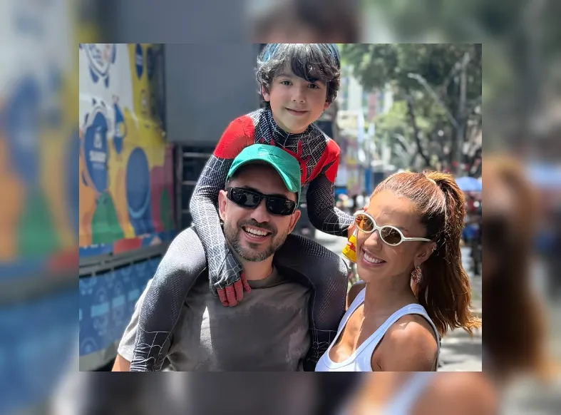 Everton Ribeiro curte Carnaval de Salvador com família - Imagem