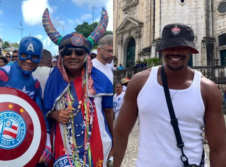 No Bonfim, torcidas de Bahia e Vitória fazem cobranças para 2026 - Imagem