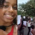 Desaparecimento de Thamiris: familiares protestam e bloqueiam avenida imagem