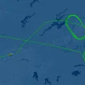Problema técnico faz avião rodar em círculos mais de 1h antes de pouso imagem