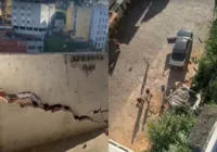 Carro despenca e deixa vítima presa nas ferragens em Salvador