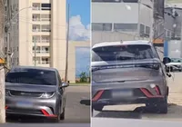 Flagra! Carro elétrico é carregado em poste de energia em Salvador imagem