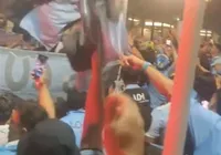 Chilenos surpreendem com festa em Salvador antes de Bahia x O'Higgins