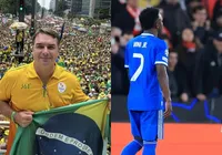 Flávio Bolsonaro manda recado a Vini Jr: "Não podemos nos calar" imagem