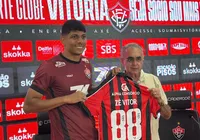 Novo meia do Vitória revela recusa a times paulistas: "Estou no lugar certo" imagem