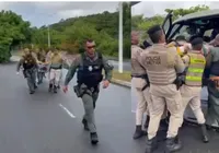 Policial militar é atropelado por carro de ‘paredão’ em Salvador imagem