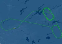 Problema técnico faz avião rodar em círculos mais de 1h antes de pouso imagem