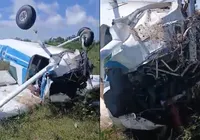 Tragédia: queda de monomotor deixa um morto; veja vídeo