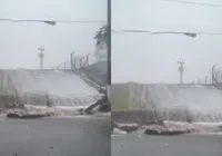 Urgente! Muro do Aeroporto de Congonhas desaba após chuva; veja imagem