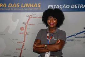 Conduzindo sonhos: Conheça a operadora que guia milhares de histórias no metrô de Salvador - Imagem