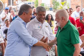 Jerônimo, Rui e Wagner dão amostra de tática que será usada na eleição - Imagem