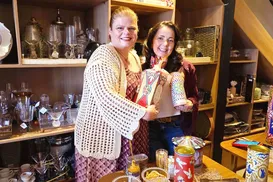 Nanda Lebram recebe degustação de Páscoa na Maison do Horto - Imagem