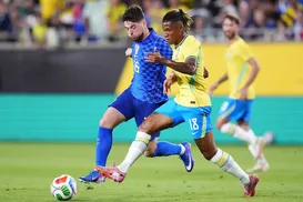 Nos EUA, Brasil vence Croácia com brilhos de Endrick e Vini Jr - Imagem