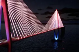 Ponte Salvador-Itaparica terá iluminação cênica e promete ser novo cartão-postal - Imagem