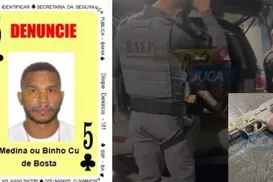 Preso em São Paulo o "5 de Paus" do Baralho do Crime da Bahia - Imagem