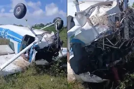 Tragédia: queda de monomotor deixa um morto; veja vídeo - Imagem