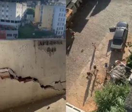 Carro despenca e deixa vítima presa nas ferragens em Salvador - Imagem