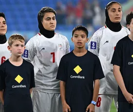 Copa da Ásia: Jogadoras do Irã protestam contra regime em estreia - Imagem