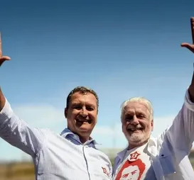 Jaques Wagner reforça apoio a chapa de Jerônimo; veja bastidores - Imagem