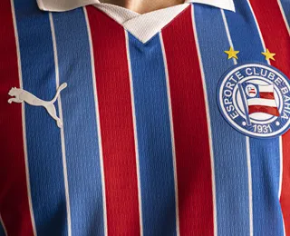 Bahia lança novo uniforme tricolor para a temporada de 2026