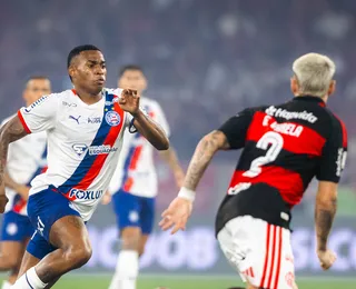 Bahia perde para o Flamengo em confronto direto do topo do Brasileirão