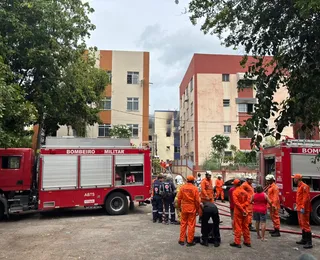 Confira fotos e vídeos do incêndio que destruiu prédio em Salvador