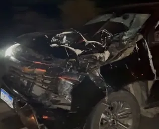 Deputado baiano sofre grave acidente na BA-210 após carro bater em animal