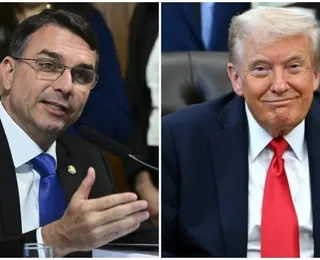 Flávio Bolsonaro recebe convite de Trump para ir à Casa Branca