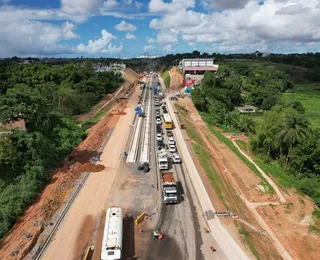 VLT de Salvador: obras fecham ruas e mudam trânsito na Estrada do Derba