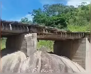 Ponte que divide Bahia e Minas: obras começam nesta segunda após interdição