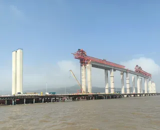 Ponte Salvador-Itaparica: material para início das obras é enviado ao Brasil