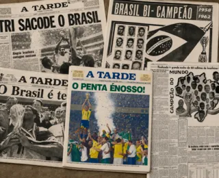 Quase 100 anos de Copa do Mundo nas páginas de A TARDE; veja como reportamos