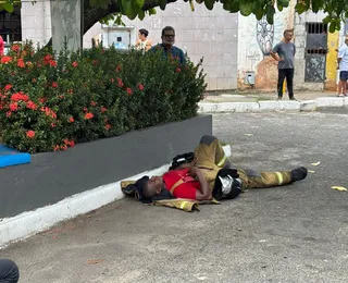 Quatro bombeiros ficam feridos durante resgate após explosão