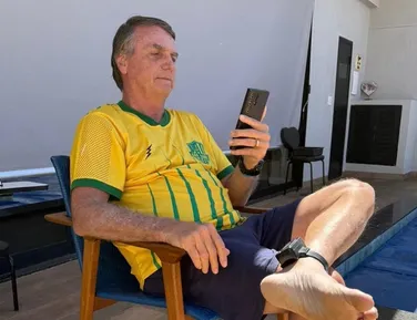 Bolsonaro terá que usar tornozeleira eletrônica na prisão domiciliar - Imagem