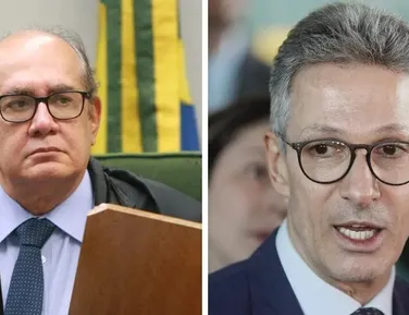 Gilmar Mendes protocola notícia-crime contra Zema por fake news - Imagem