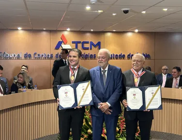 Hugo Motta e César Borges são homenageados em Salvador - Imagem