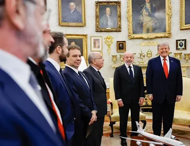 Lula questiona Trump por ausência dos EUA em licitações brasileiras - Imagem