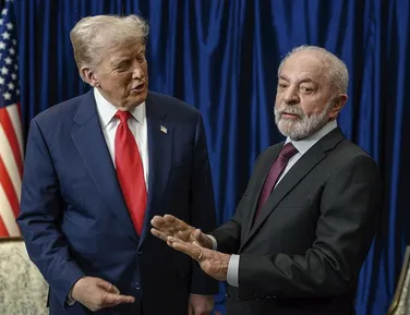 Trump diz que "ama Lula" e diminui tensão antes de encontro nos EUA - Imagem