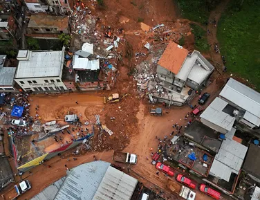 Tragédia em Juiz de Fora: imagens mostram rastro de destruição - Imagem