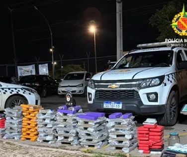 Operação da PM apreende 180 quilos de drogas, avaliadas em R$ 1 milhão - Imagem