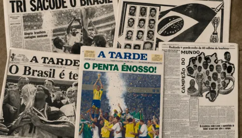 Quase 100 anos de Copa do Mundo nas páginas de A TARDE; veja como reportamos