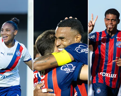 Bahia figura G-6 do Brasileirão em todas as categorias em 2026 - Imagem
