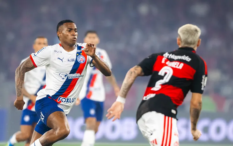 Bahia perde para o Flamengo em confronto direto do topo do Brasileirão - Imagem