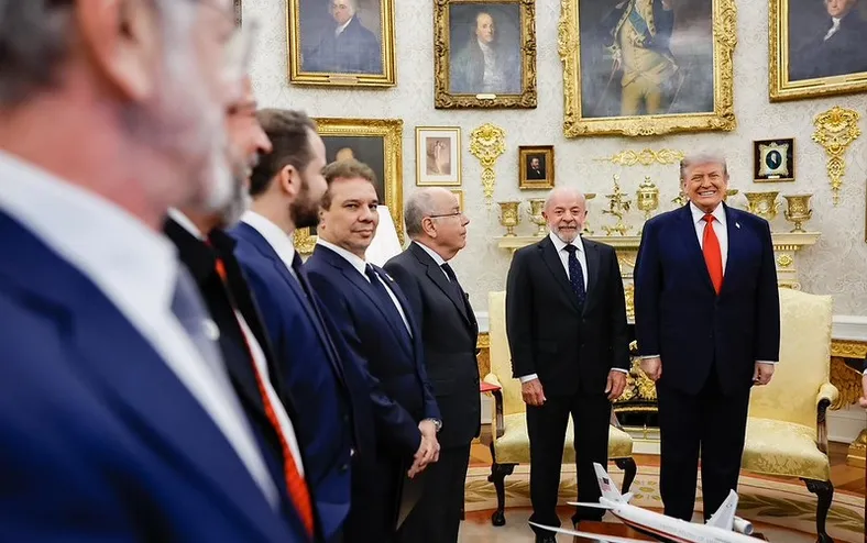 Lula questiona Trump por ausência dos EUA em licitações brasileiras - Imagem